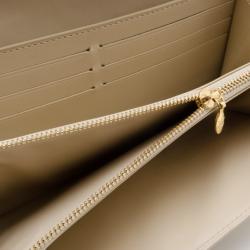 Pre Owned Louis Vuitton Beige Sarah Wallet