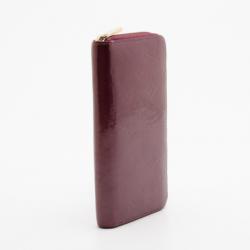 Pre Owned Louis Vuitton Monogram Vernis Zippy Wallet