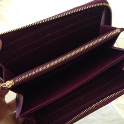 Pre Owned Louis Vuitton Monogram Vernis Zippy Wallet