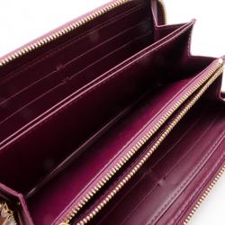 Pre Owned Louis Vuitton Monogram Vernis Zippy Wallet