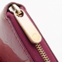 Pre Owned Louis Vuitton Monogram Vernis Zippy Wallet