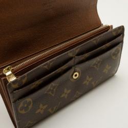 Pre Owned Louis Vuitton Monogram Sarah Wallet 