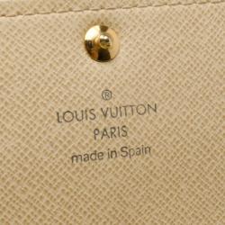 Pre Owned Louis Vuitton Sarah Wallet Damier Azur 