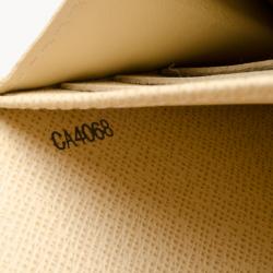 Pre Owned Louis Vuitton Sarah Wallet Damier Azur 