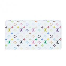 Pre Owned محفظة لوي فيتون سارا كونتينينتال كانفاس مونوجرامي متعدد الألوان