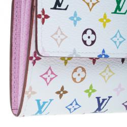 Pre Owned محفظة لوي فيتون سارا كونتينينتال كانفاس مونوجرامي متعدد الألوان