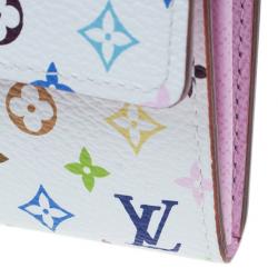 Pre Owned محفظة لوي فيتون سارا كونتينينتال كانفاس مونوجرامي متعدد الألوان