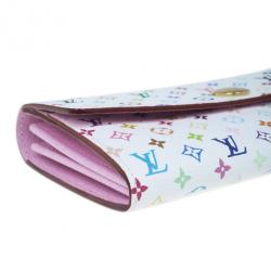 Pre Owned محفظة لوي فيتون سارا كونتينينتال كانفاس مونوجرامي متعدد الألوان