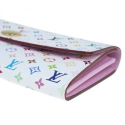 Pre Owned محفظة لوي فيتون سارا كونتينينتال كانفاس مونوجرامي متعدد الألوان