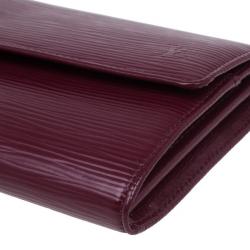 مملوكة مسبقًا Louis Vuitton Pink Epi Leather Sarah Continental Wallet