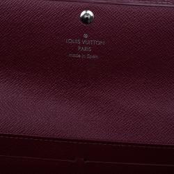 مملوكة مسبقًا Louis Vuitton Pink Epi Leather Sarah Continental Wallet