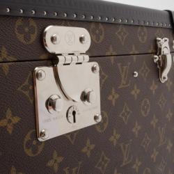Pre Owned Louis Vuitton Monogram Macassar Custom Order Limited Briefcase