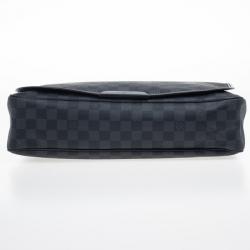 Pre Owned Louis Vuitton Damier Graphite Laptop Renzo Messenger Bag