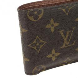 Pre Owned Louis Vuitton Monogram Billfold Wallet 