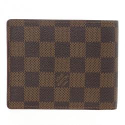 Pre Owned Louis Vuitton Damier Ebene Florin Wallet