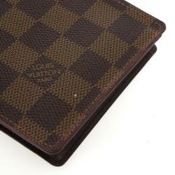 Pre Owned Louis Vuitton Damier Ebene Florin Wallet