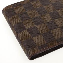 Pre Owned Louis Vuitton Damier Ebene Florin Wallet