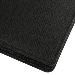 مملوكة مسبقًا Louis Vuitton Taiga Black Pocket Organizer