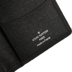 مملوكة مسبقًا Louis Vuitton Taiga Black Pocket Organizer