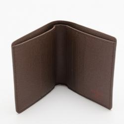 Pre Owned Louis Vuitton Damier Ebene Billfold 6 CC Slots