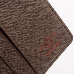 Pre Owned Louis Vuitton Damier Ebene Billfold 6 CC Slots