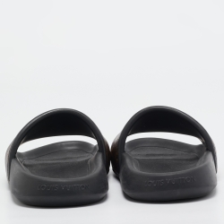 Louis Vuitton Brown Monogram Canvas  Waterfront Flat Slides Size 42