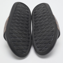 Louis Vuitton Brown Monogram Canvas  Waterfront Flat Slides Size 42