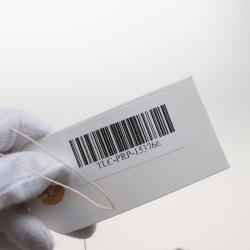 Pre Owned حذاء رياضي لوي فيتون راناواي قماش دامييه أسود وجلد مقاس 42.5