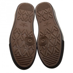 Pre Owned حذاء رياضي لوي فيتون تاتوو كانفاس أزرق بعنق مرتفع مقاس 42.5