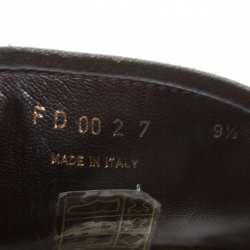 Pre Owned حذاء لوي فيتون دربي أربطة جلد أسود مقاس 43.5