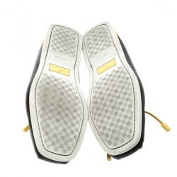 Pre Owned  حذاء لوفرز لوي فيتون بوت جلد بني مقاس 42