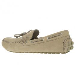 مملوكة مسبقًا Louis Vuitton Beige Leather Arizona Loafers Size 45