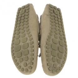 مملوكة مسبقًا Louis Vuitton Beige Leather Arizona Loafers Size 45