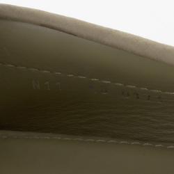 مملوكة مسبقًا Louis Vuitton Beige Leather Arizona Loafers Size 45
