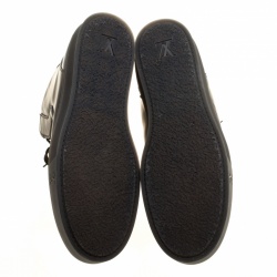 Pre Owned Louis Vuitton Black Leather Speaker High Top Sneakers Size 44
