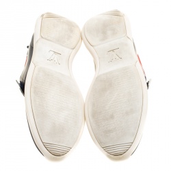 Pre Owned Louis Vuitton Tri Color Neoprene America's Cup Regatta Sneakers Size 43.5