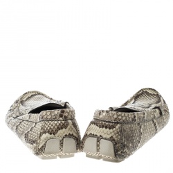 Pre Owned حذاء لوفرز لوي فيتون بيني جلد تمساح مارين مقاس 44