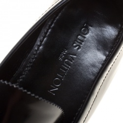 Pre Owned Louis Vuitton Black Leather Major Loafers Size 43