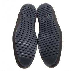 Pre Owned Louis Vuitton Brown Suede Sneaker Boots Size 43.5