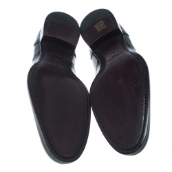 Louis Vuitton Black Brogue Leather Derby Size 43.5