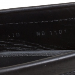 Pre Owned Louis Vuitton Black Leather Monte Carlo Loafers Size 44
