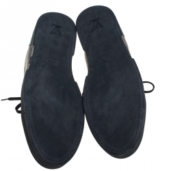Louis Vuitton Monogram/Black Canvas and Leather Match Up Sneaker Size 42.5
