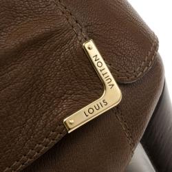 مملوكة مسبقًا Louis Vuitton Brown Leather Queen Mid Calf Boots Size 39.5
