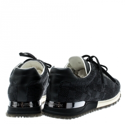 مملوكة مسبقًا حذاء رياضي لوي فيتون منخفض من أعلى ران اواي جلد ونوبوك متعدد الألوان مقاس 41.5