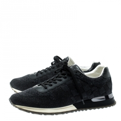 مملوكة مسبقًا حذاء رياضي لوي فيتون منخفض من أعلى ران اواي جلد ونوبوك متعدد الألوان مقاس 41.5