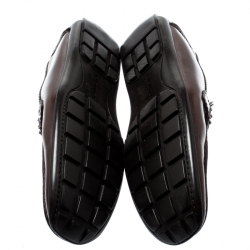 مملوكة مسبقًا Louis Vuitton Brown Leather Loafers Size 42