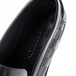 Pre Owned حذاء ل وفرز لوي فيتون أوتلاين نقش انفيني دامييه أسود مقاس 40