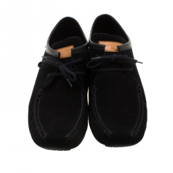 Louis Vuitton Black Suede Lace Up Boots Size 39.5