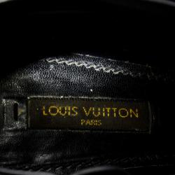 مملوكة مسبقًا Louis Vuitton Black Patent Oh Really! Peep Toe Ankle Boots Size 38 
