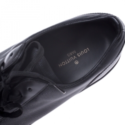 Pre Owned حذاء رياضي لوي فيتون اوفشور جلد ونايلون دامييه غرافيت مقاس 43